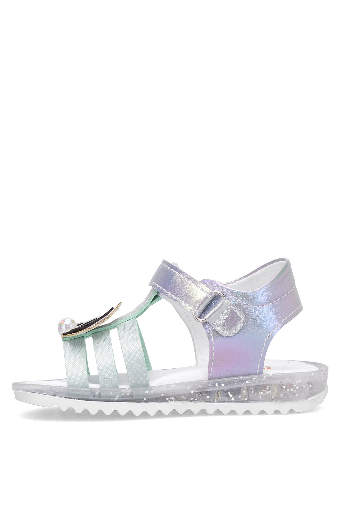 Elit ŞA-B-034-25Y Bebe Kız Çocuk Düz Sandalet Yeşil - Görsel 4