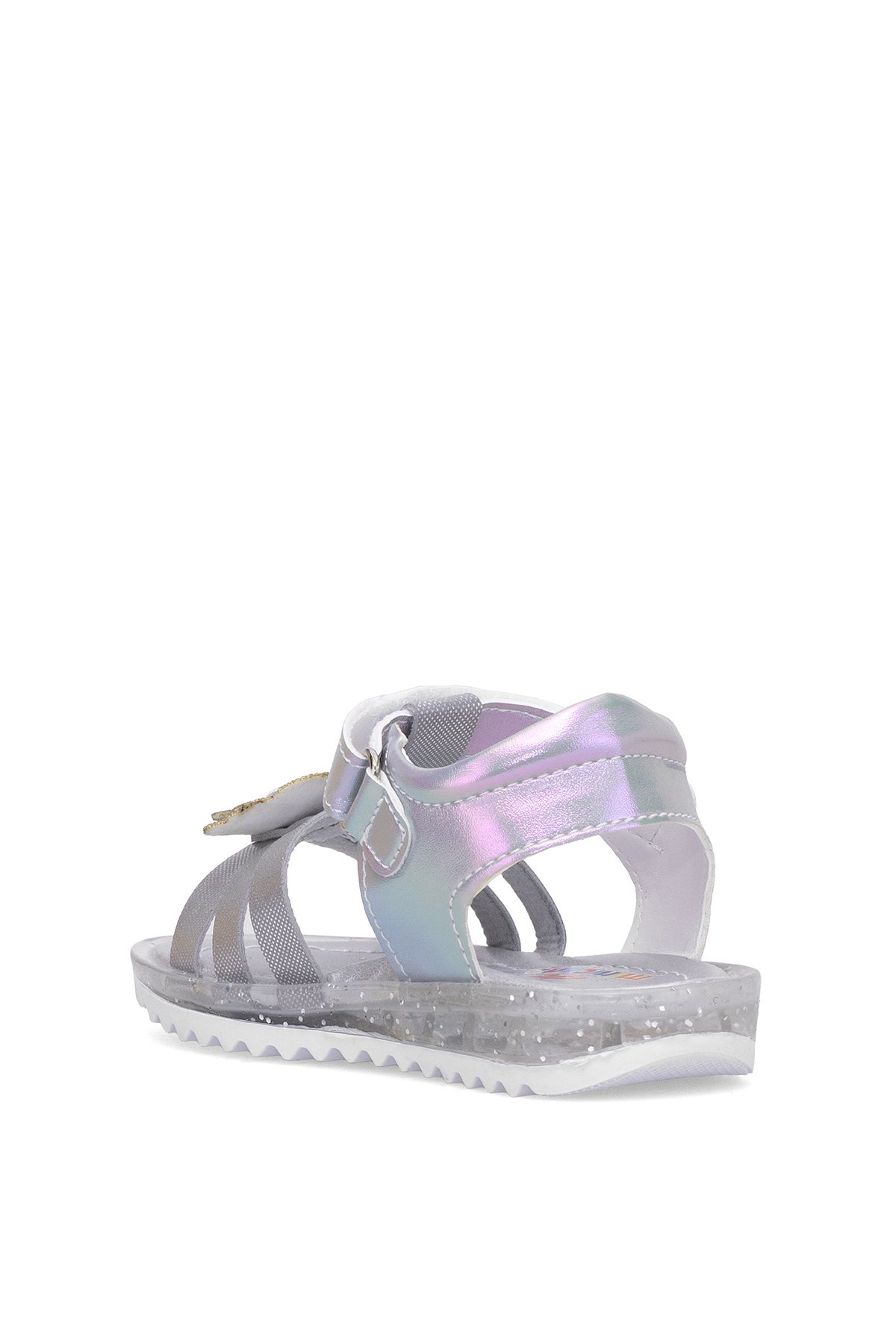 Elit ŞA-B-034-25Y Bebe Kız Çocuk Düz Sandalet Gümüş - Görsel 5