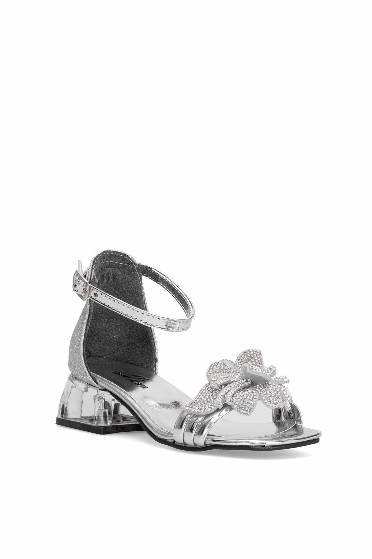 Elit BR-F-105-25Y Filet Kız Çocuk Abiye Ayakkabı Gümüş - Görsel 3