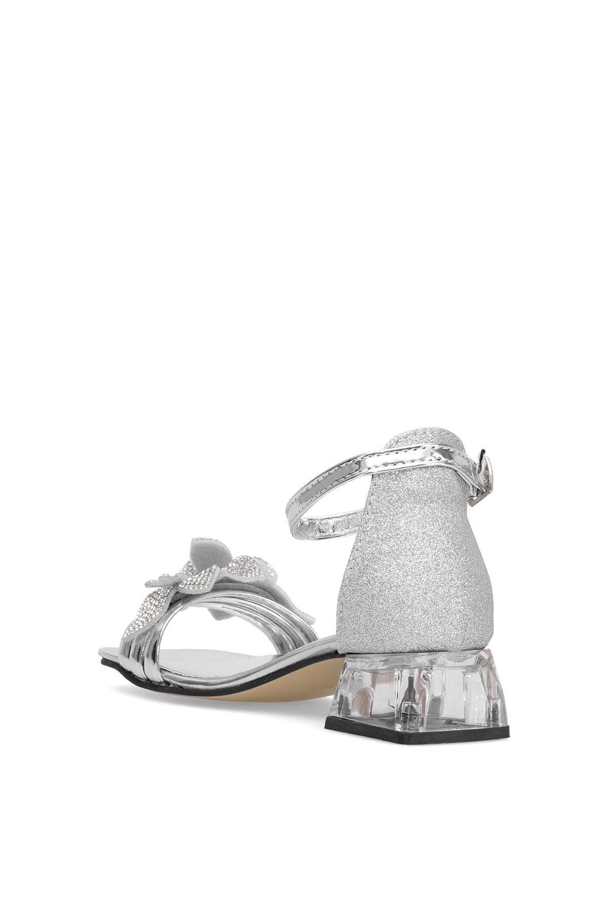 Elit BR-F-105-25Y Filet Kız Çocuk Abiye Ayakkabı Gümüş - Görsel 5