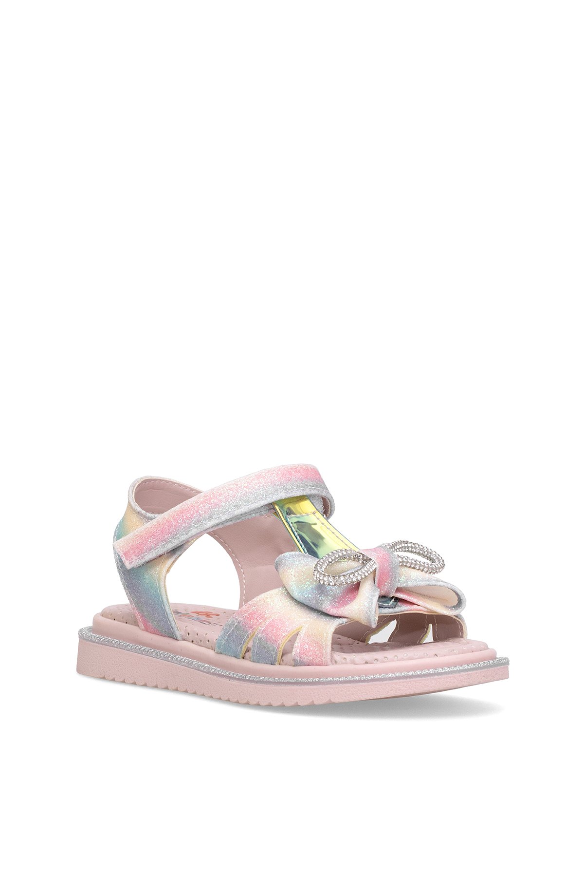 Elit J-P-600-25Y Patik Kız Çocuk Düz Sandalet Gökkuşağı - Görsel 3