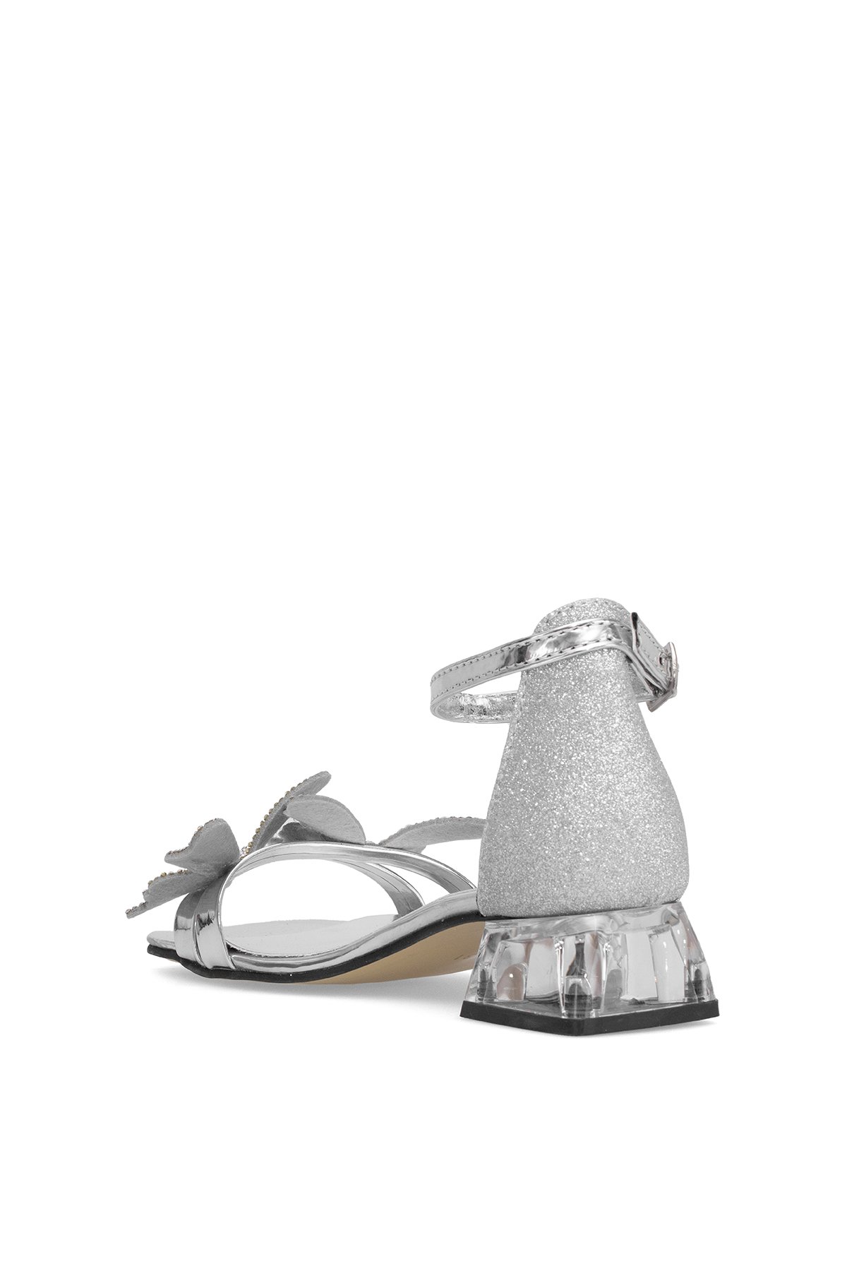 Elit BR-F-150-25Y Filet Kız Çocuk Abiye Ayakkabı Gümüş - Görsel 5