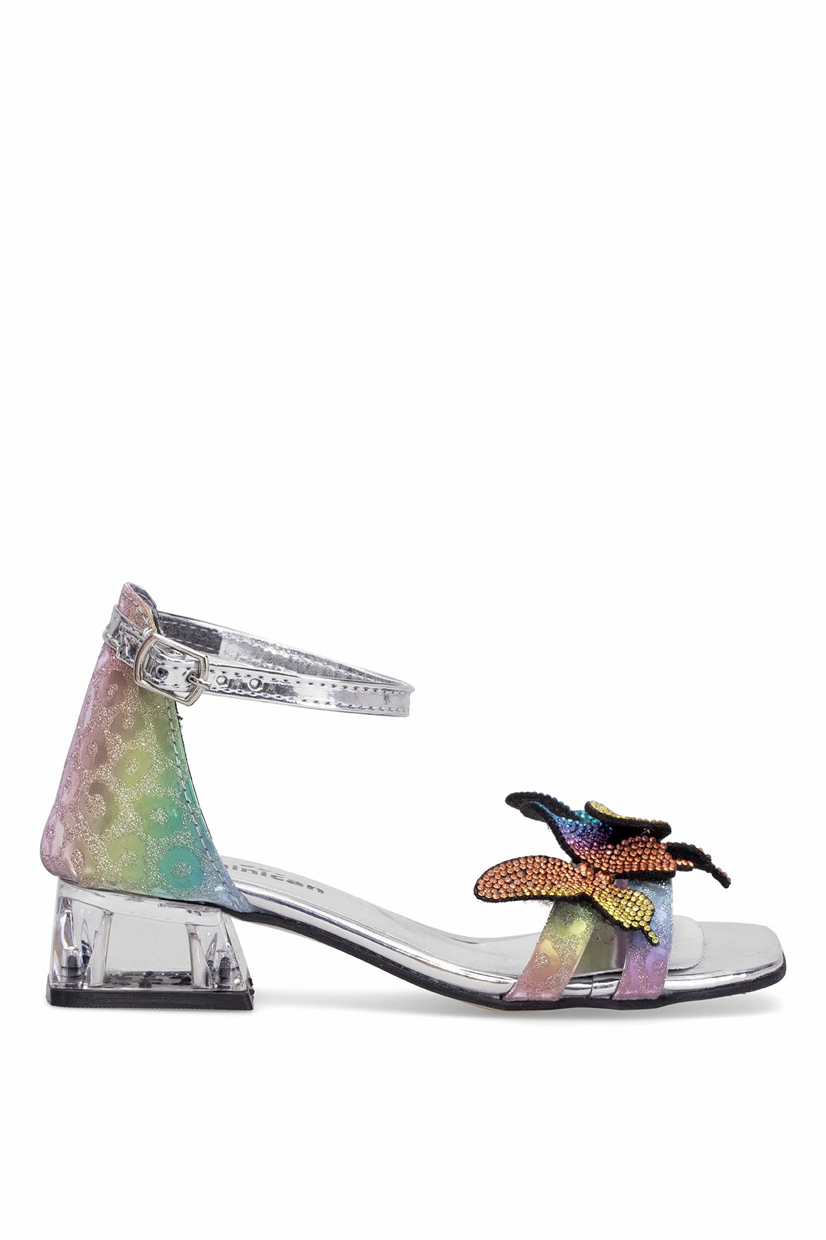 Elit BR-F-150-25Y Filet Kız Çocuk Abiye Ayakkabı Gökkuşağı - Görsel 2