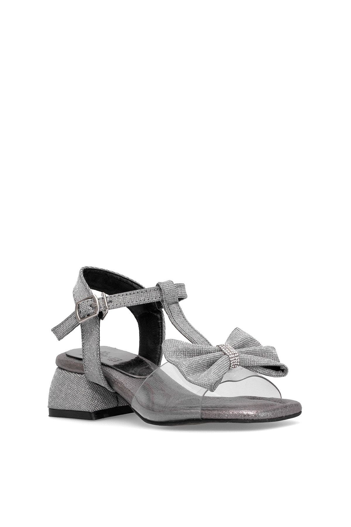 Elit ASK-F-42-25Y Filet Kız Çocuk Abiye Ayakkabı Platin - Görsel 3