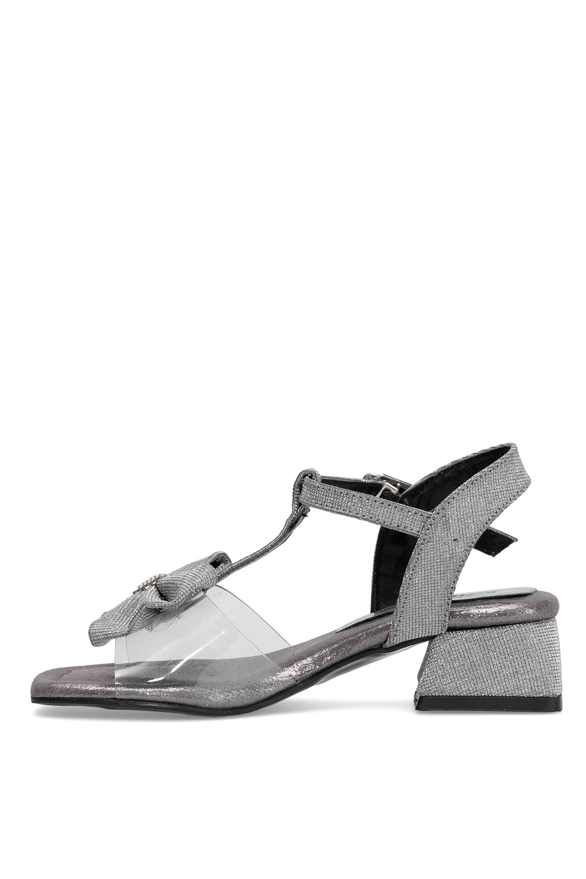 Elit ASK-F-42-25Y Filet Kız Çocuk Abiye Ayakkabı Platin - Görsel 4