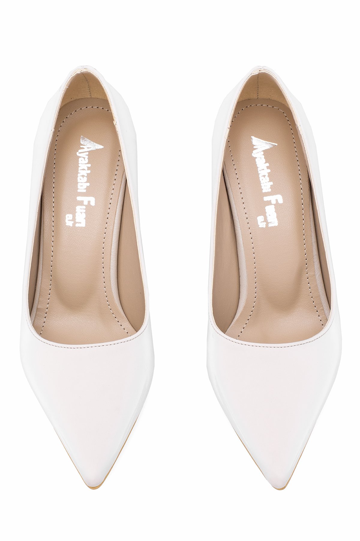 Elit MST1184V Kadın Klasik Topuklu ayakkabı Ten - Görsel 4