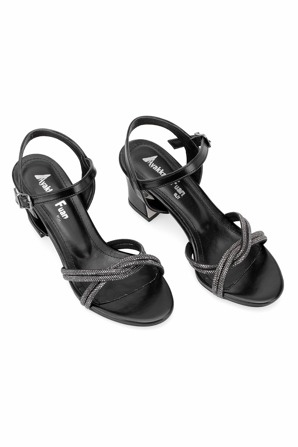 Elit MST1048M Kadın Klasik Topuklu ayakkabı Siyah - Görsel 3