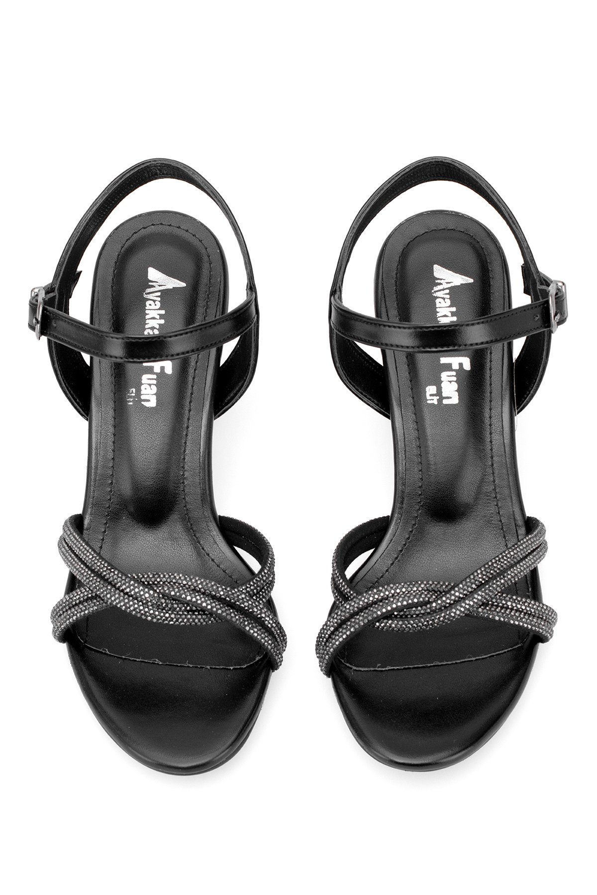 Elit MST1048M Kadın Klasik Topuklu ayakkabı Siyah - Görsel 4