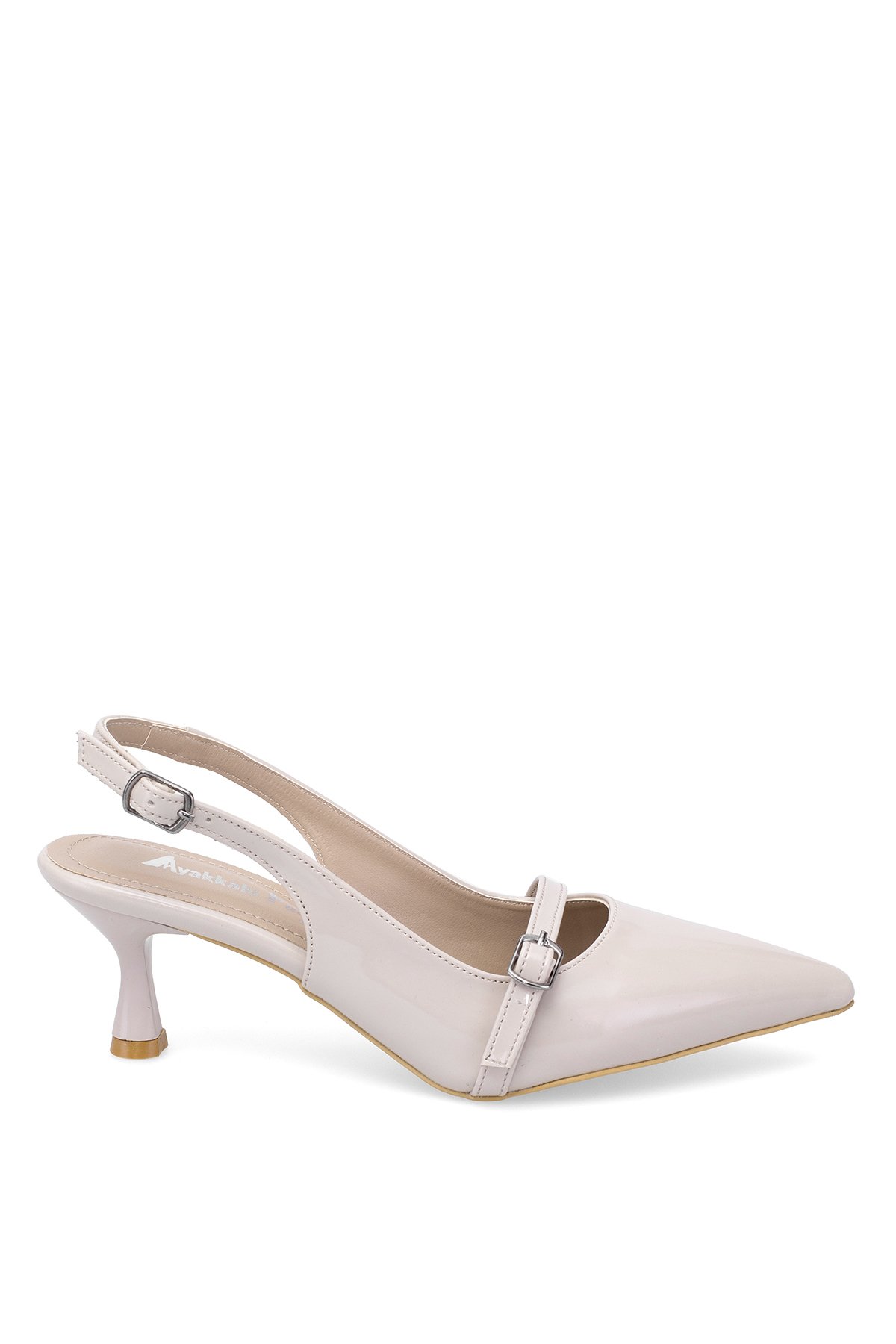 Elit MST950R Kadın Klasik Topuklu ayakkabı Ten - Görsel 2