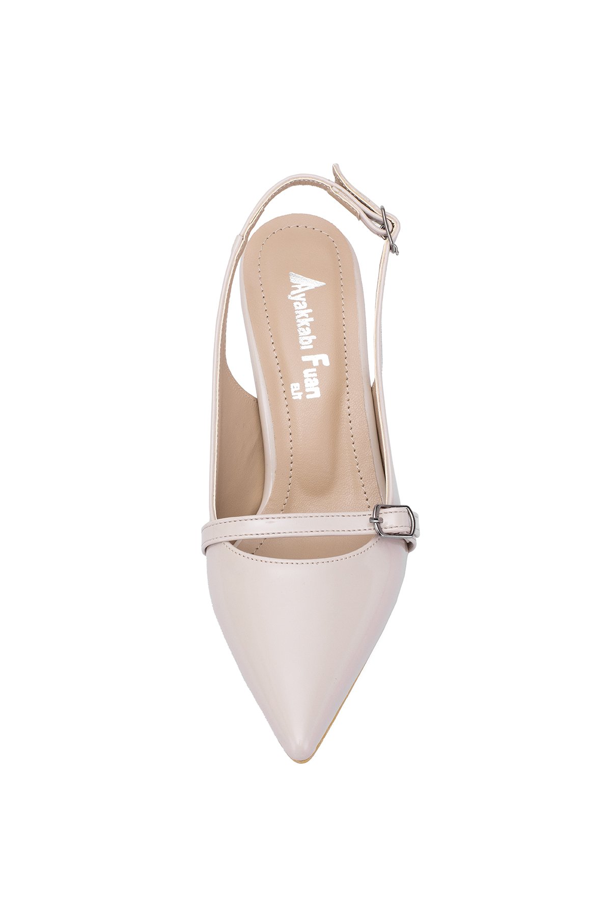 Elit MST950R Kadın Klasik Topuklu ayakkabı Ten - Görsel 7