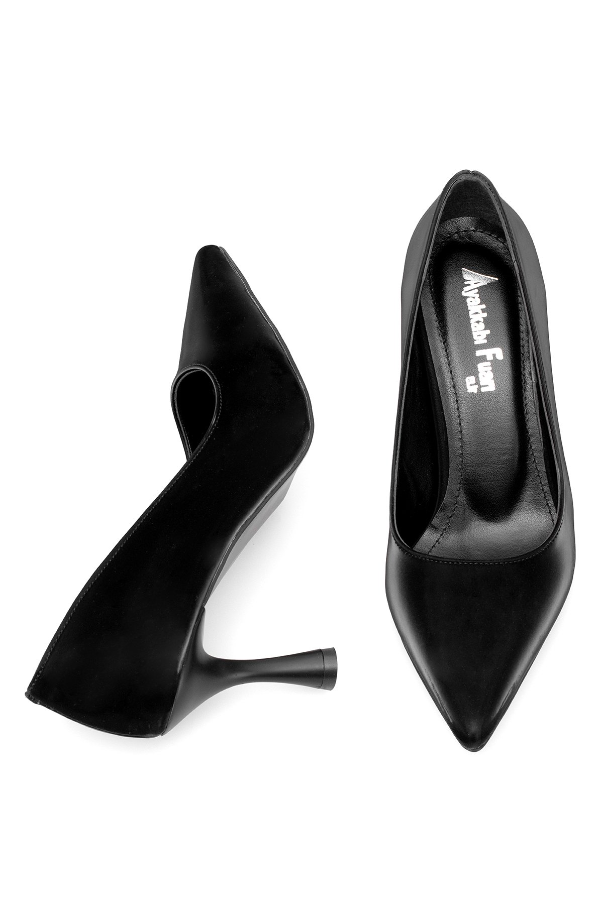 Elit MST1184V Kadın Klasik Topuklu ayakkabı Siyah - Görsel 5