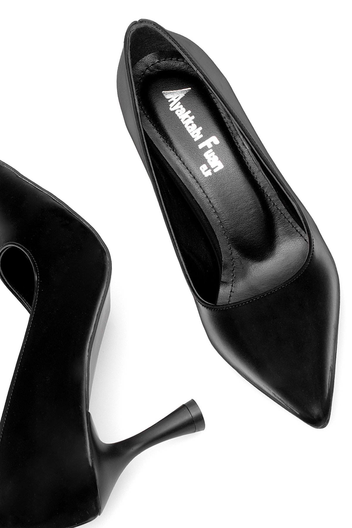 Elit MST1184V Kadın Klasik Topuklu ayakkabı Siyah - Görsel 6