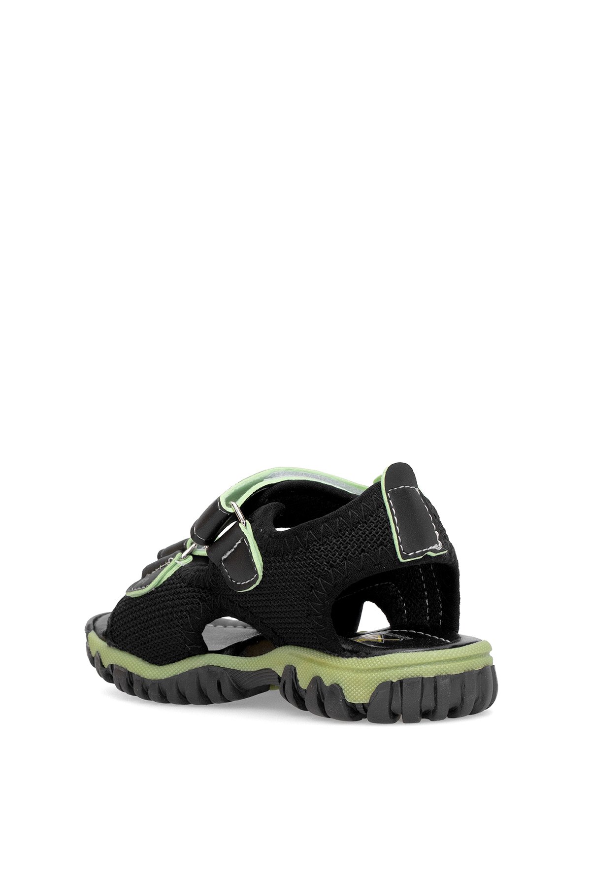 Elit ŞA-P-022-25Y Patik Erkek Çocuk Düz Sandalet Siyah - Yeşil - Görsel 5