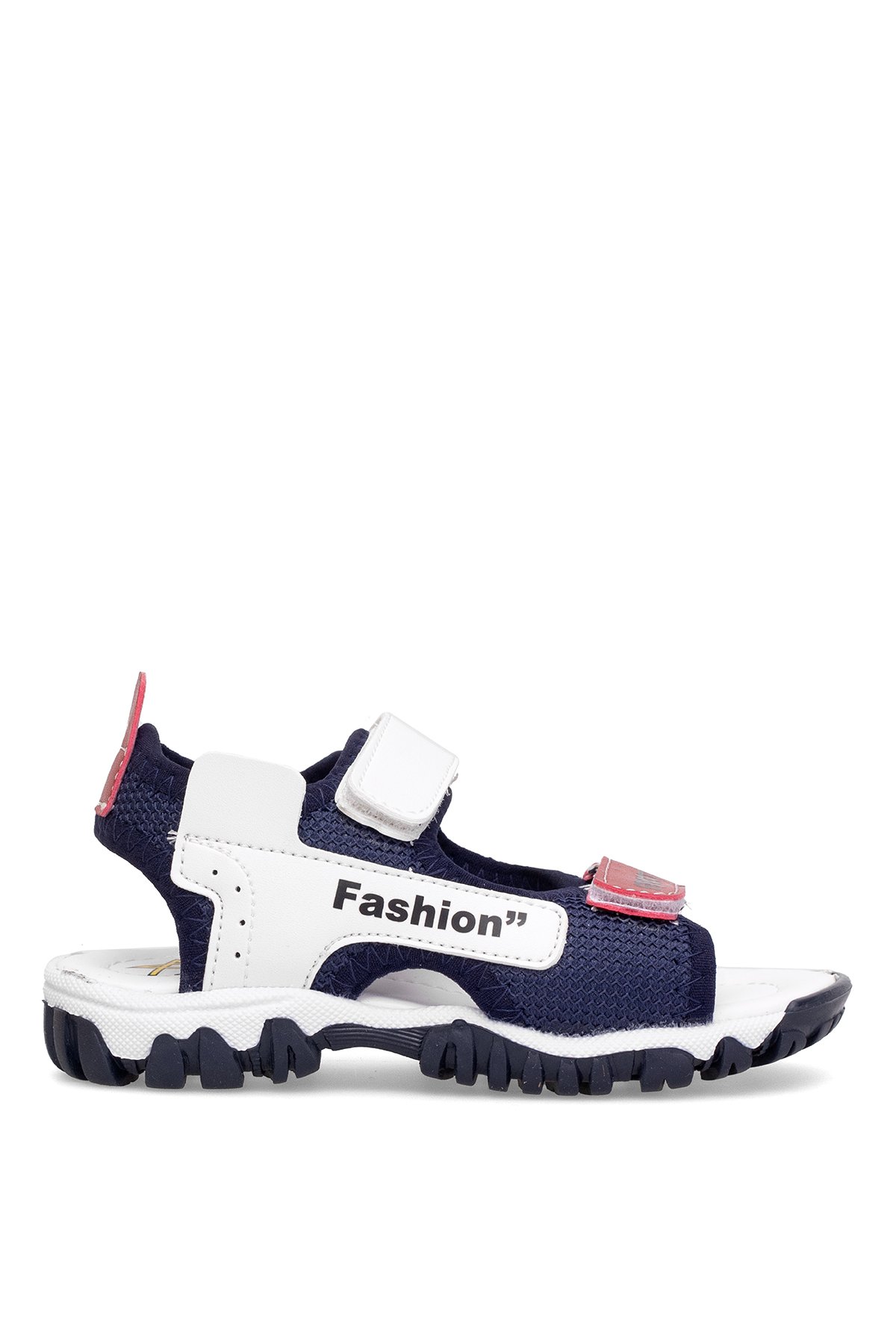 Elit ŞA-P-022-25Y Patik Erkek Çocuk Düz Sandalet Lacivert - Kırmızı - Görsel 2
