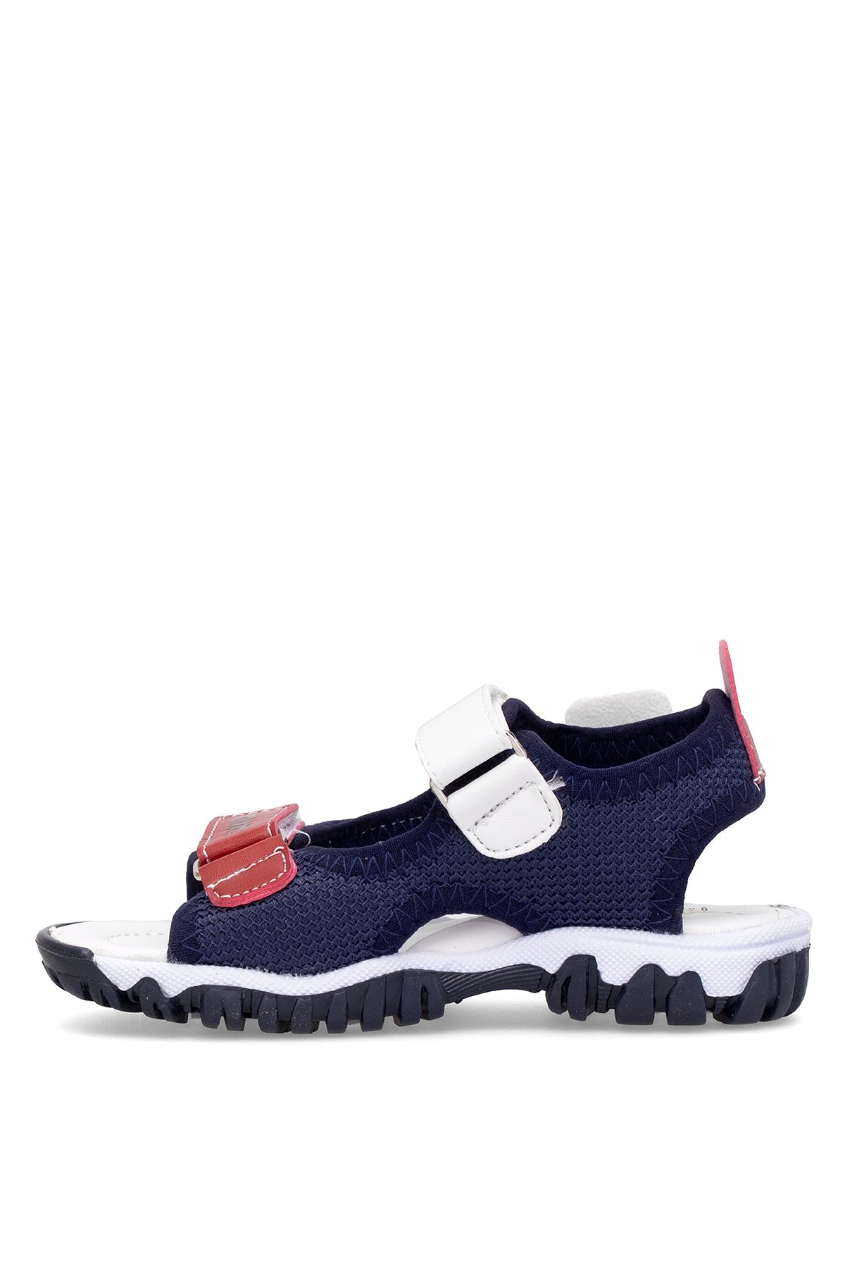 Elit ŞA-P-022-25Y Patik Erkek Çocuk Düz Sandalet Lacivert - Kırmızı - Görsel 4
