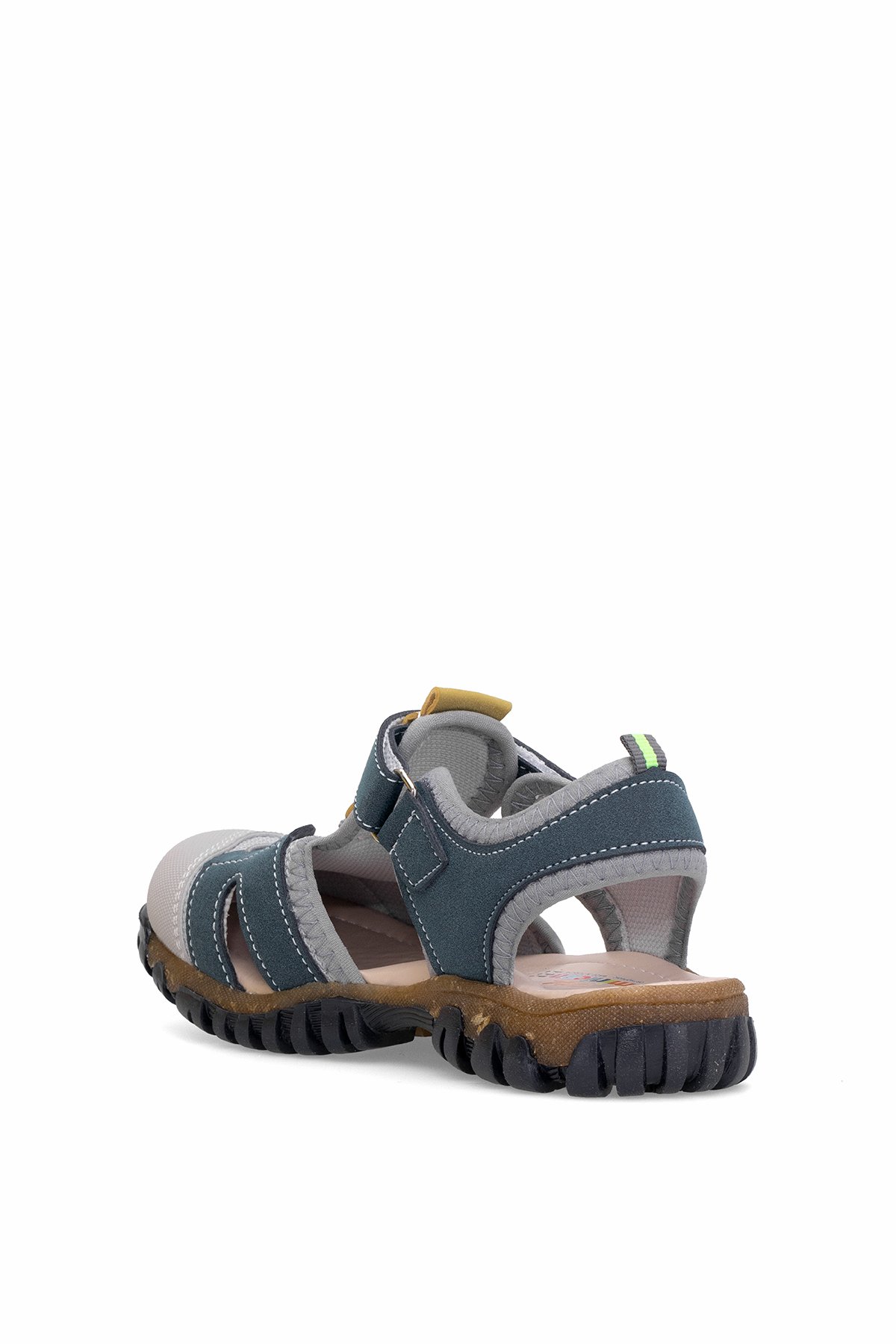 Elit ŞA-P-041-25Y Patik Erkek Çocuk Düz Sandalet Lacivert - Gri - Görsel 5