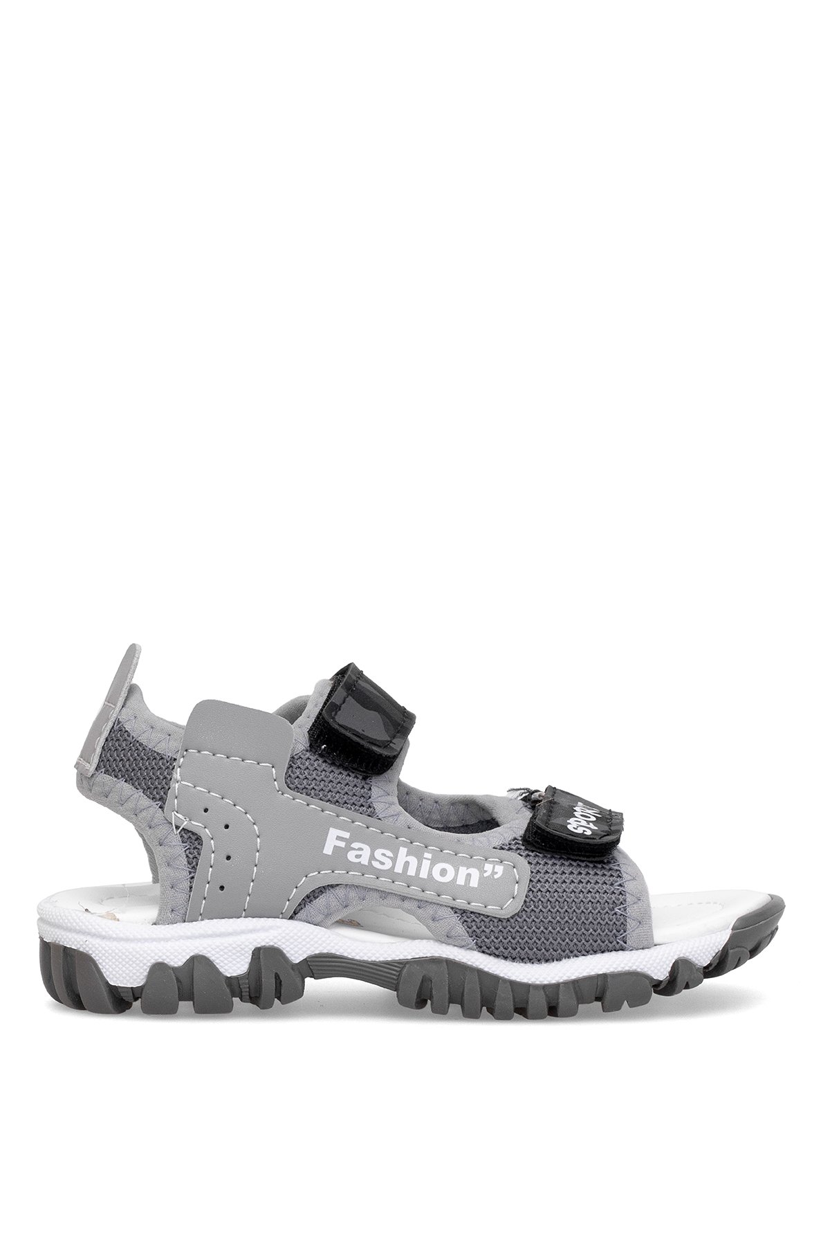 Elit ŞA-P-022-25Y Patik Erkek Çocuk Düz Sandalet Gri - Görsel 2