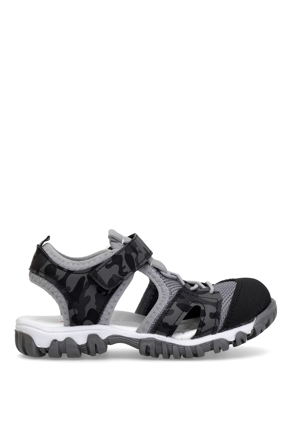 Elit ŞA-F-041-25Y Filet Erkek Çocuk Düz Sandalet Siyah - Görsel 2