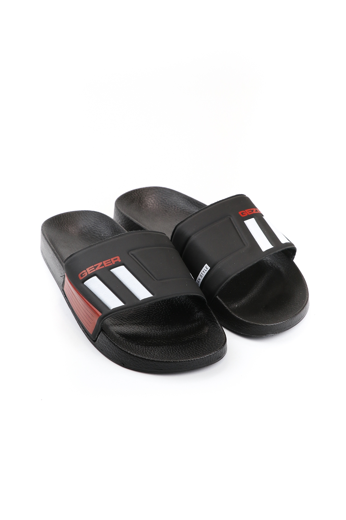 Gezer Gezer Siyah Yazlık Erkek Terlik Sandalet & Terlik | Flo Siyah - 2. görsel
