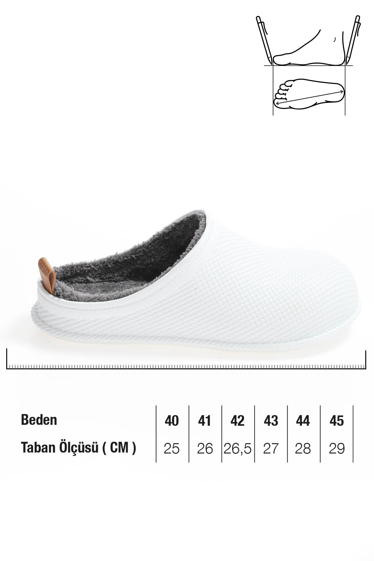 Kışlık Islak Zemin Erkek Terlik - Görsel 3