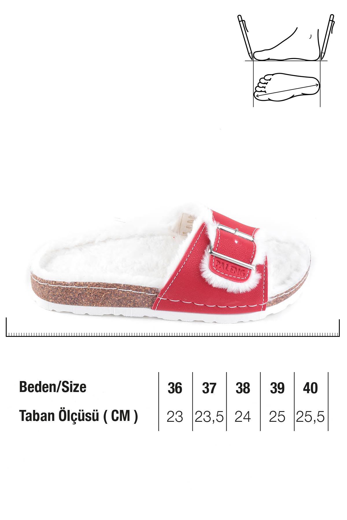 Gezer Mantar Taban Kadın Terlik - Görsel 3