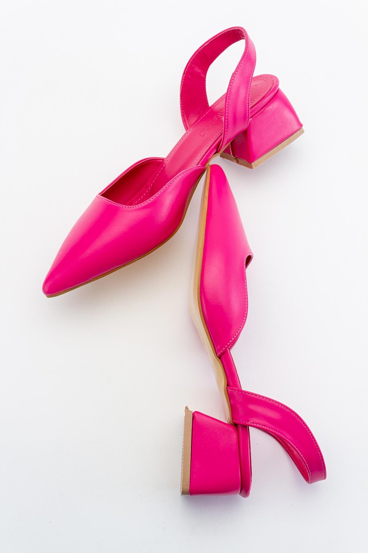 Kadın Topuklu Sandalet FUJE CİLT - Görsel 7