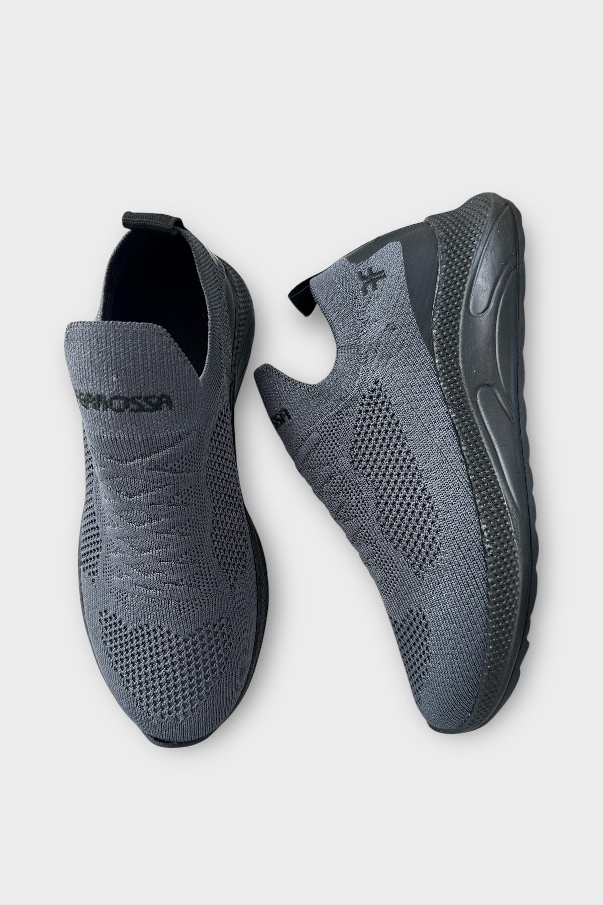 Kadın Triko Spor Ayakkabı FÜME - Görsel 7