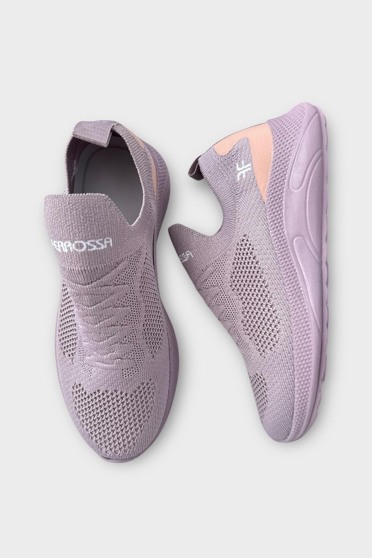 Kadın Triko Spor Ayakkabı Lila - Görsel 7