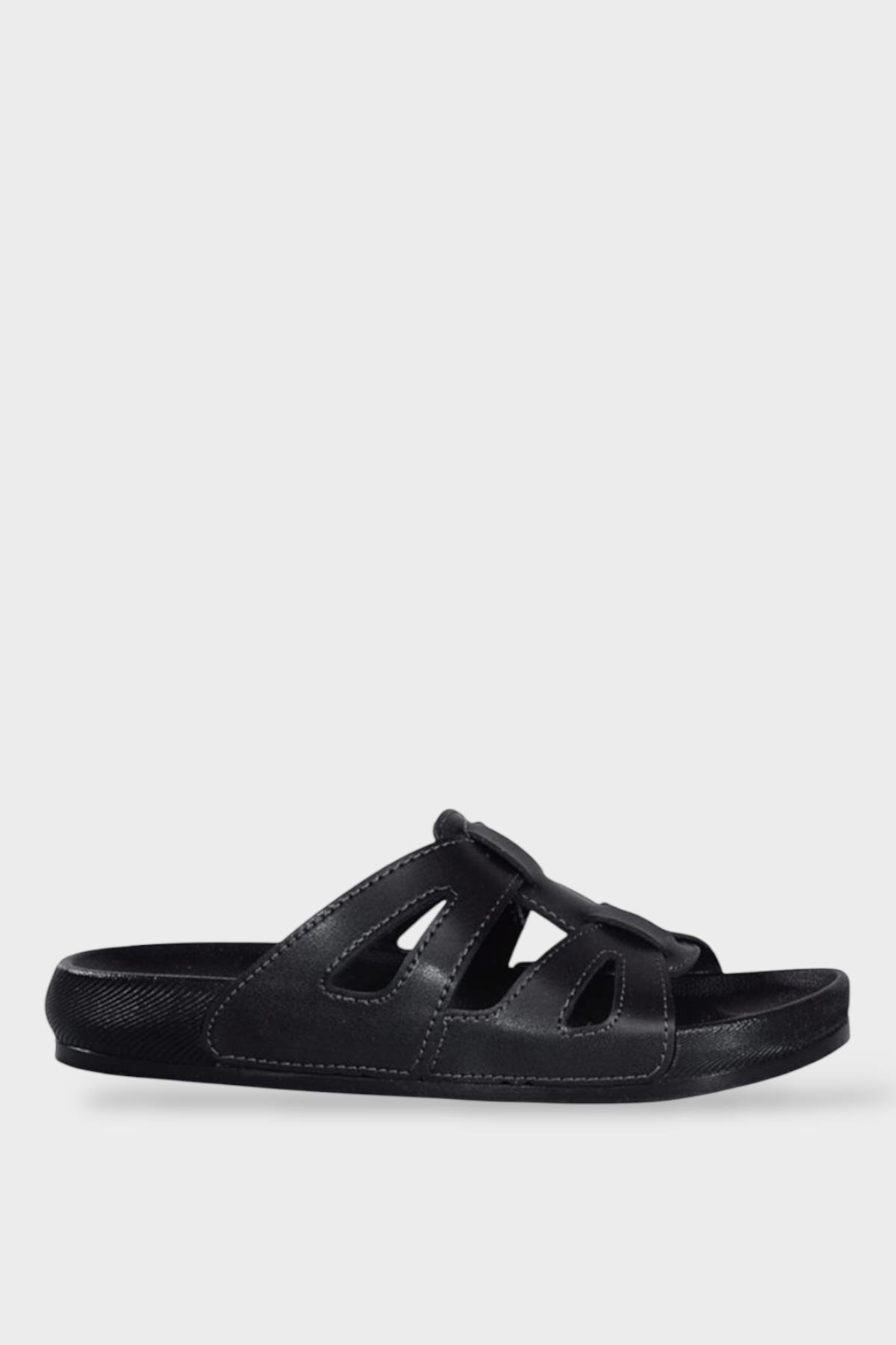 Anatomik Taban Rahat Trend Kadın Terlik SİYAH - Görsel 2