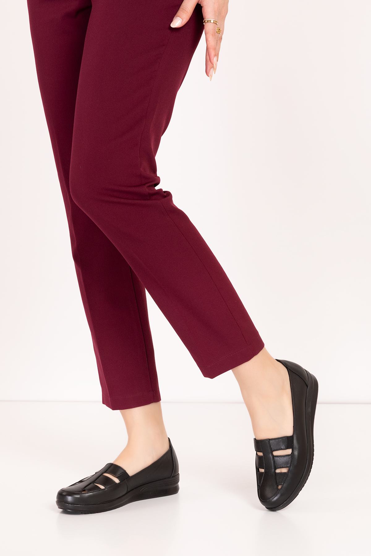 Gondol Kadın Hakiki Deri Anatomik Taban Anne Ayakkabı pyt.1207 - Görsel 5