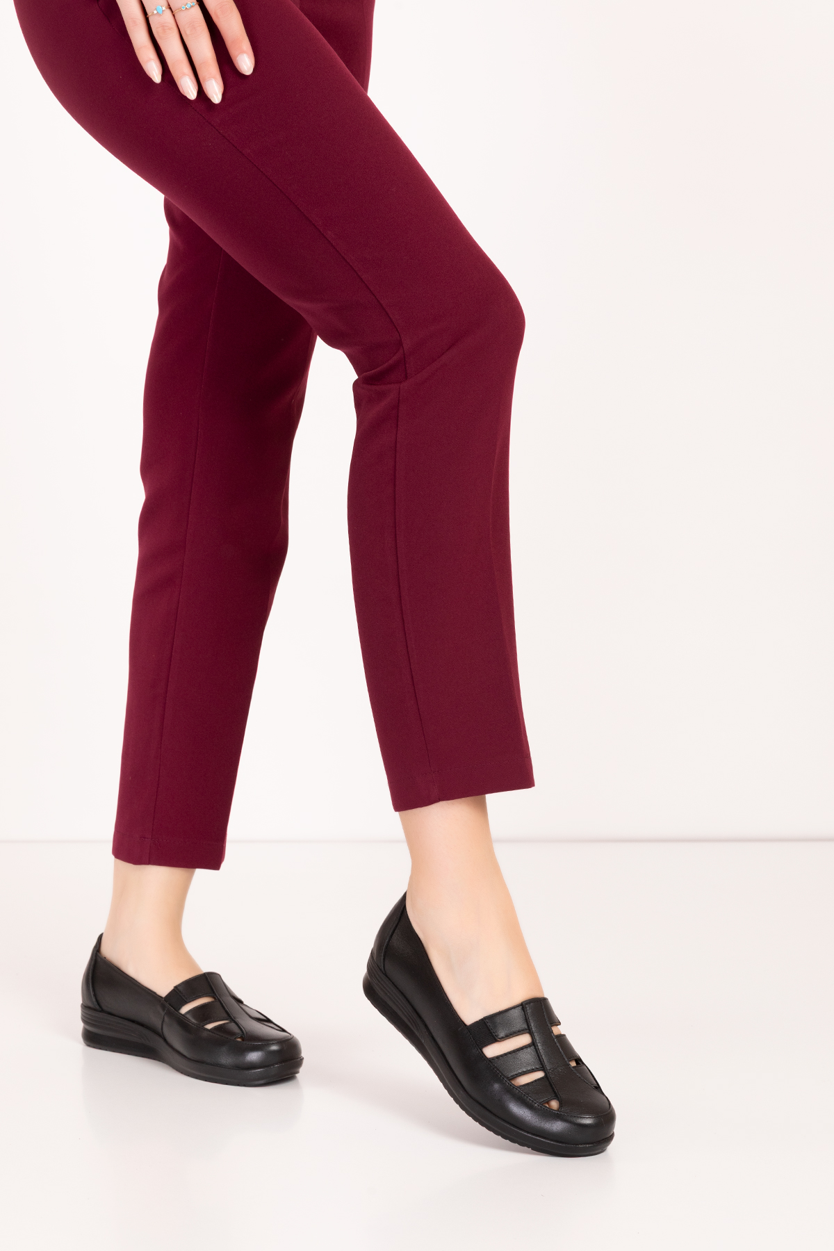 Gondol Kadın Hakiki Deri Anatomik Taban Anne Ayakkabı pyt.1207 - Görsel 6