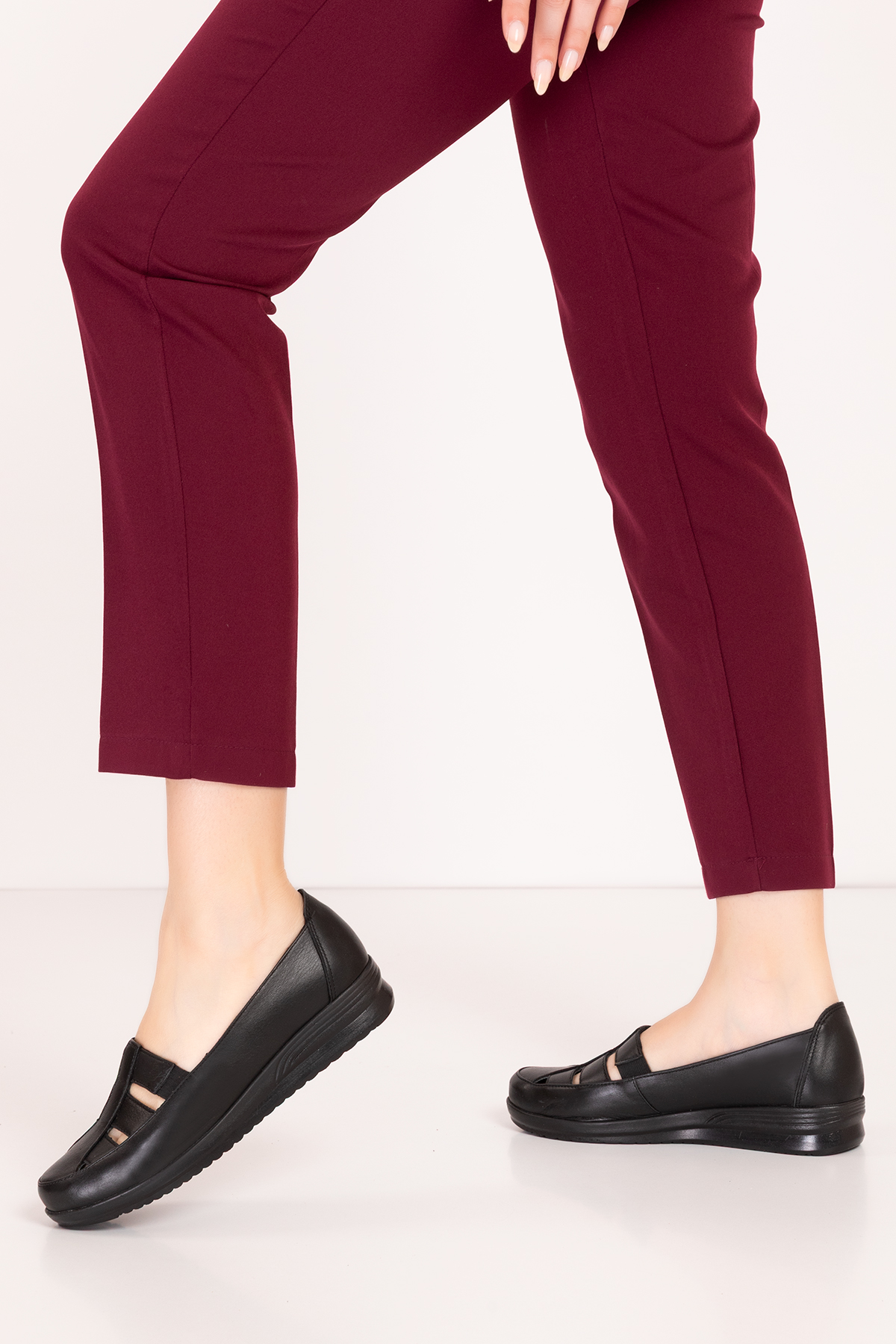 Gondol Kadın Hakiki Deri Anatomik Taban Anne Ayakkabı pyt.1207 - Görsel 7