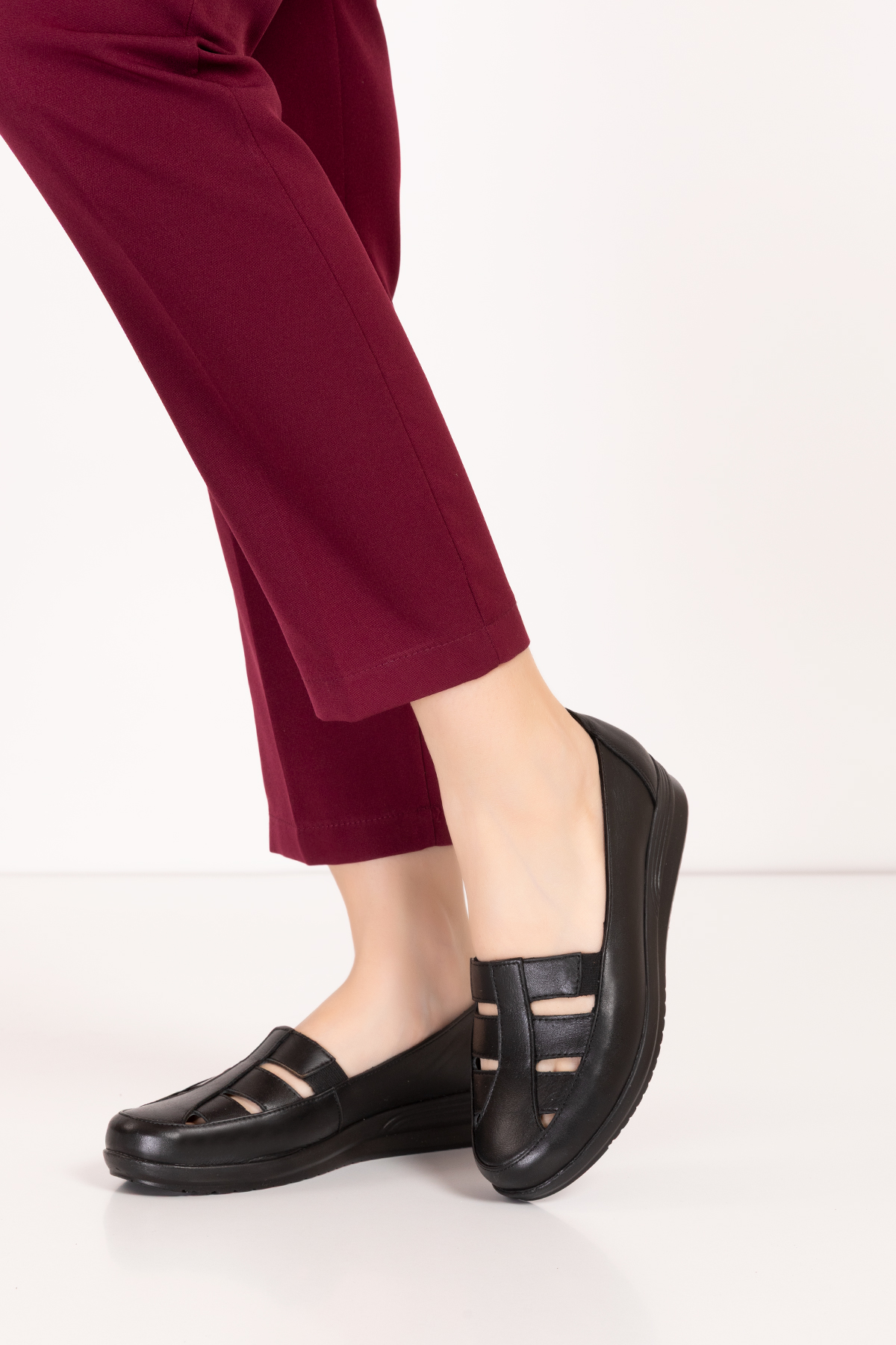 Gondol Kadın Hakiki Deri Anatomik Taban Anne Ayakkabı pyt.1207 - Görsel 8