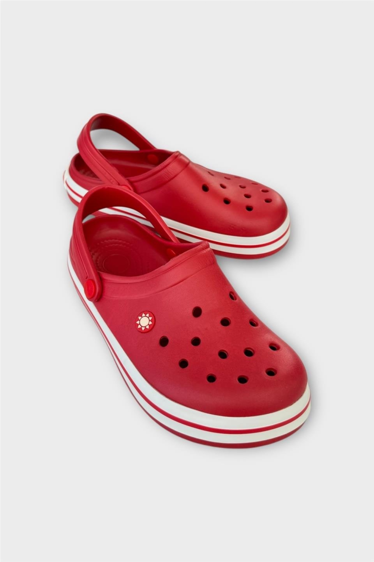 Unisex Comfort Hafif Medikal Hemşire Sabo Terlik KIRMIZI - Görsel 3