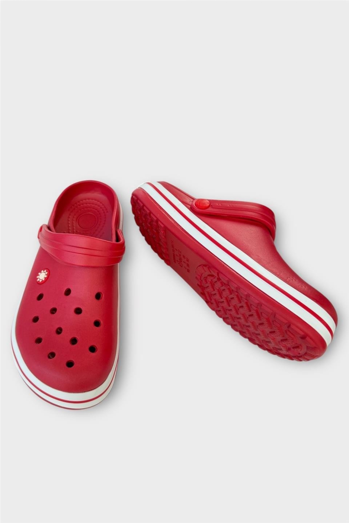 Unisex Comfort Hafif Medikal Hemşire Sabo Terlik KIRMIZI - Görsel 5