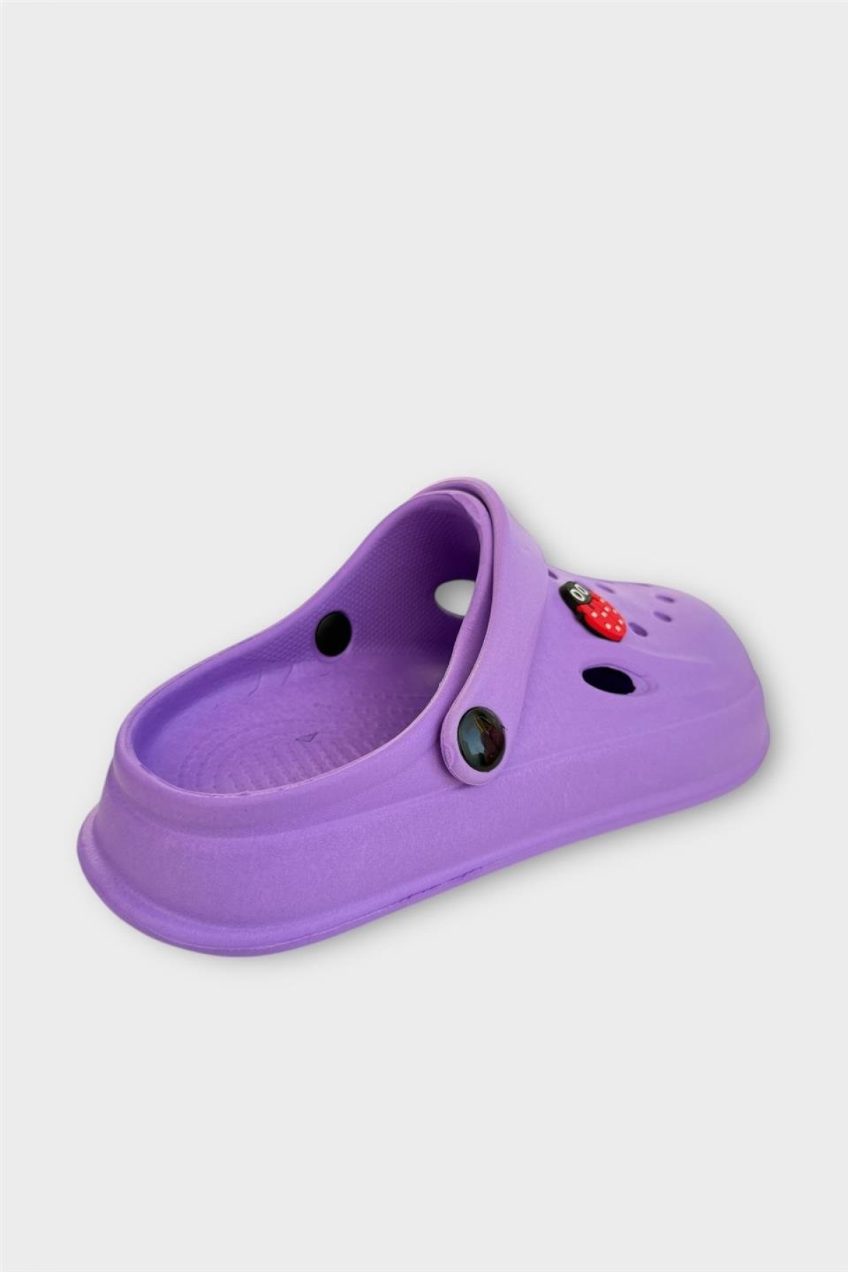 Kadın Comfort Uğur Böceği Tokalı Medikal Hemşire Sabo Terlik MOR - Görsel 6