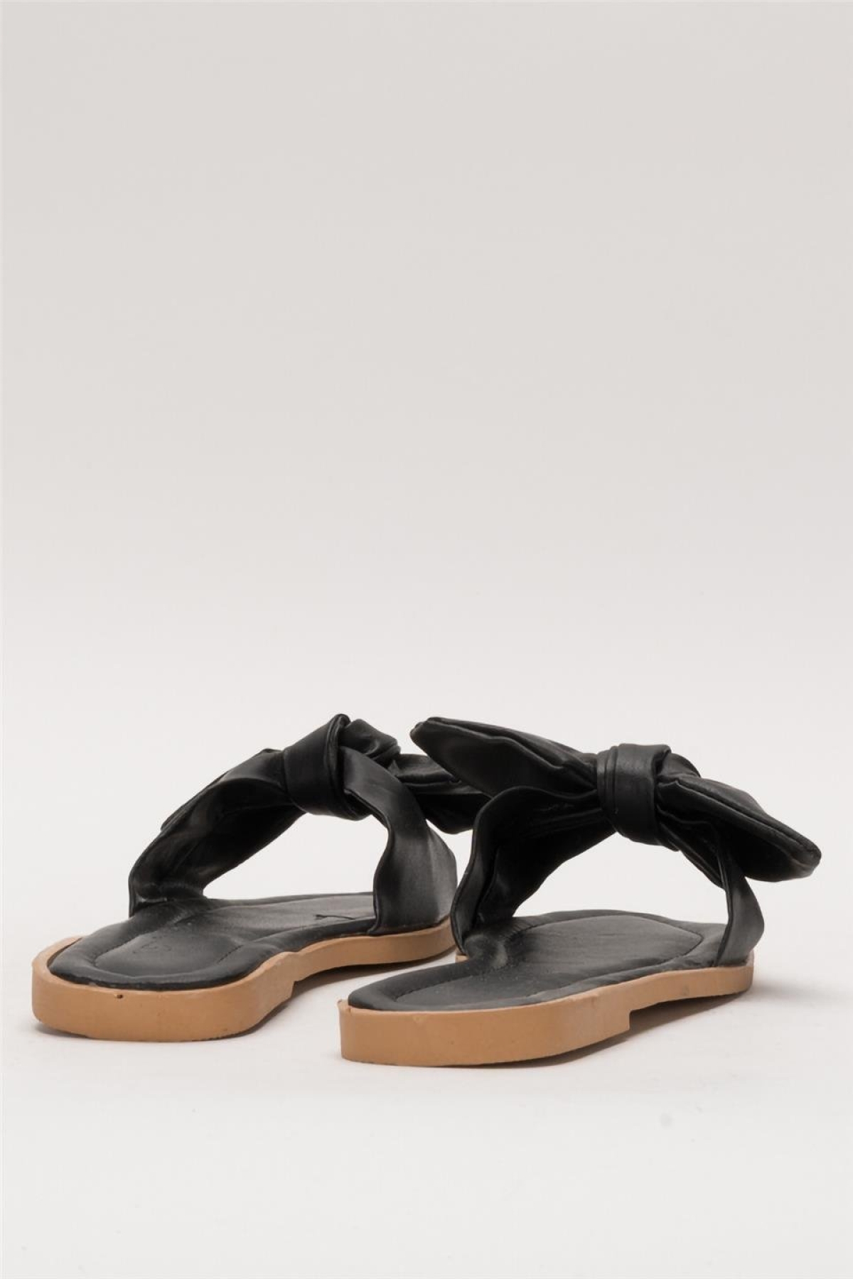 Kadın Fiyonklu Günlük YazlıkTerlik SİYAH - Görsel 5