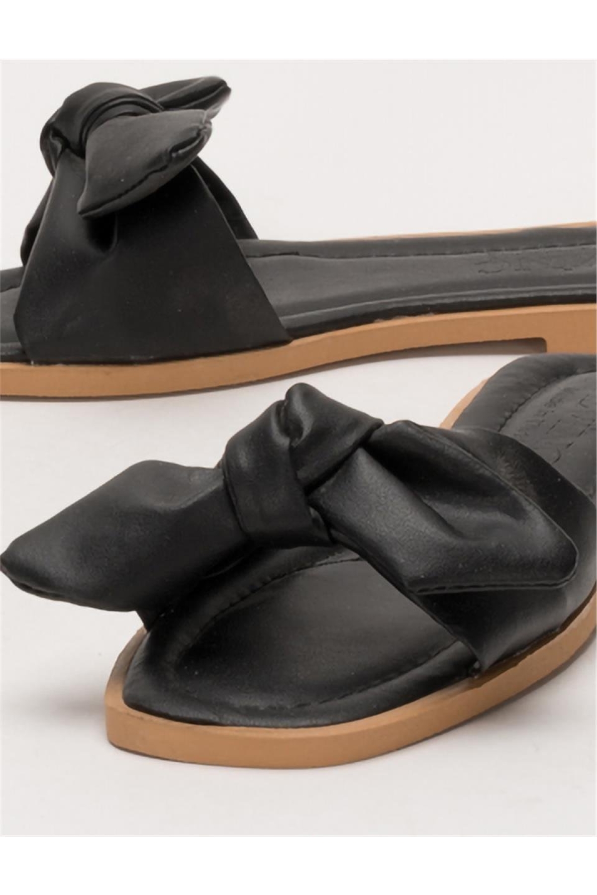 Kadın Fiyonklu Günlük YazlıkTerlik SİYAH - Görsel 6