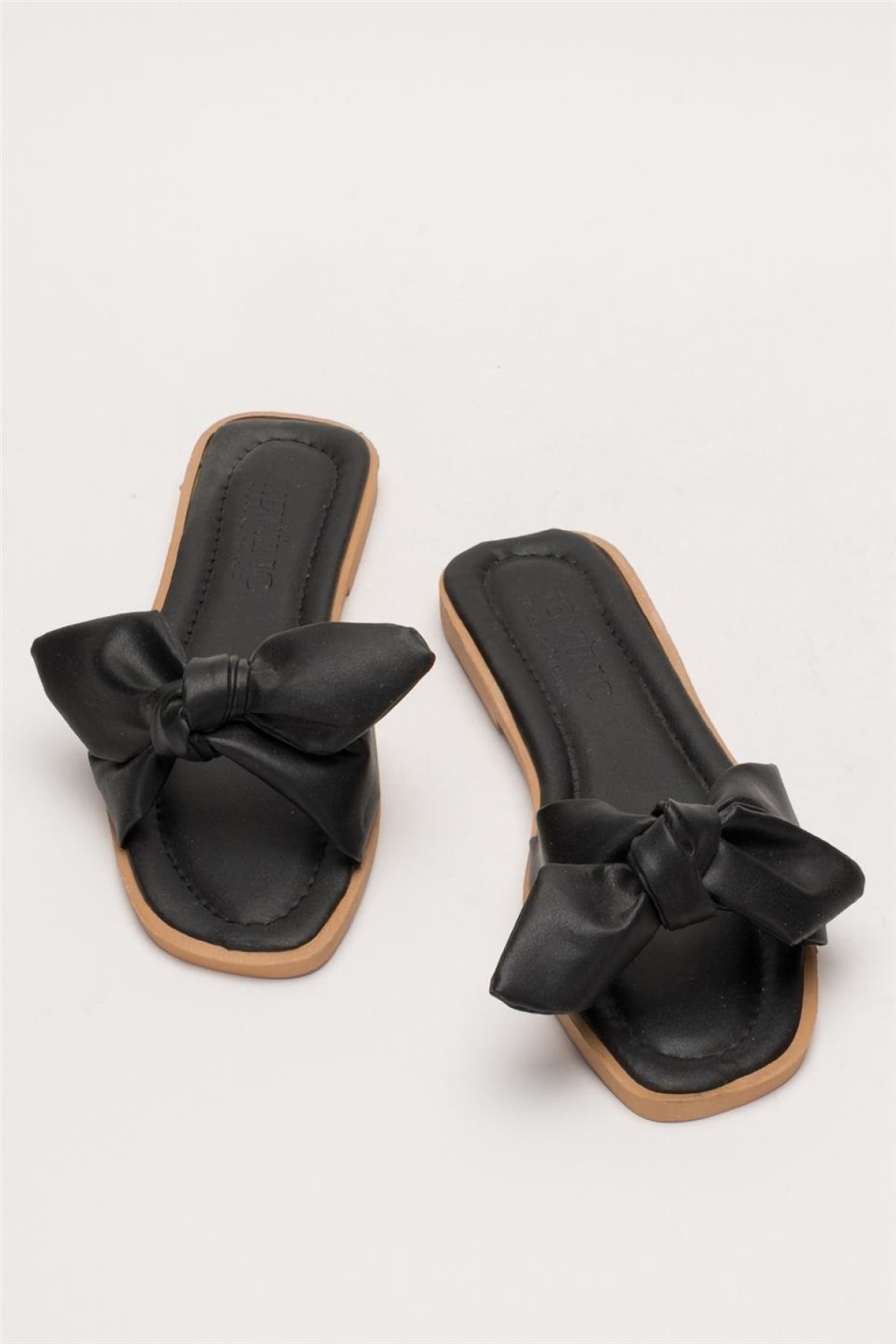 Kadın Fiyonklu Günlük YazlıkTerlik SİYAH - Görsel 7