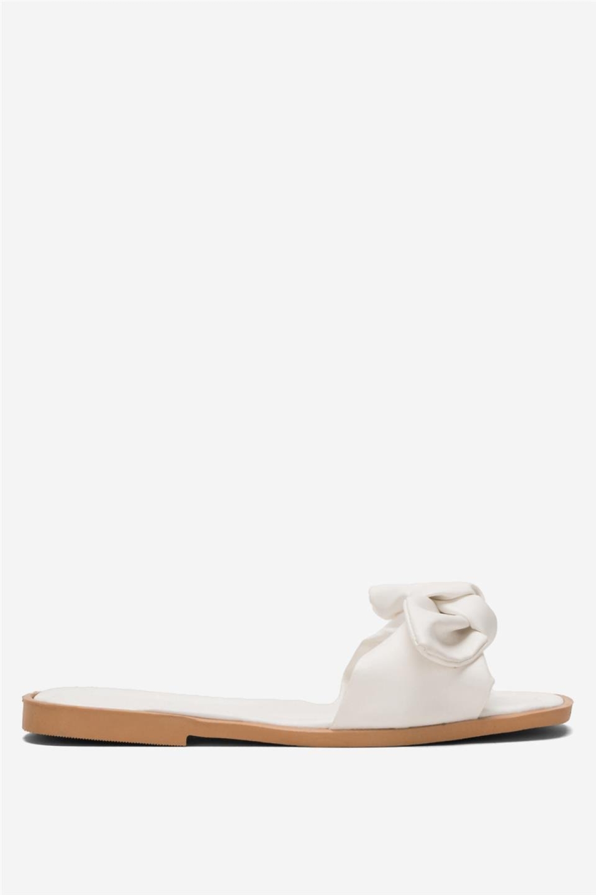 Kadın Fiyonklu Günlük YazlıkTerlik BEYAZ - Görsel 2