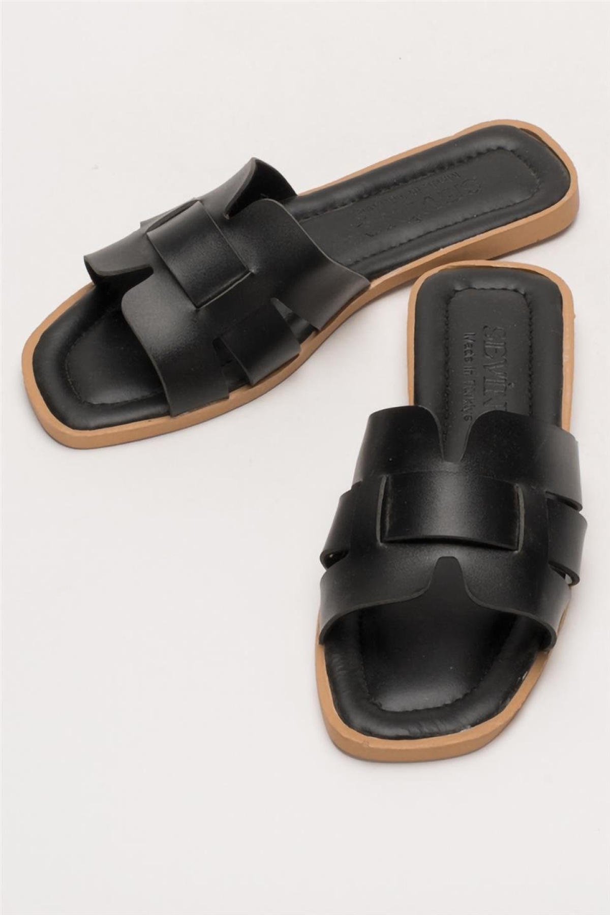 Kadın Günlük YazlıkTerlik SİYAH - Görsel 8