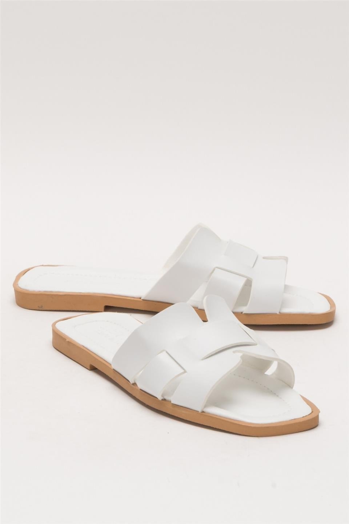 Kadın Günlük YazlıkTerlik BEYAZ - Görsel 3