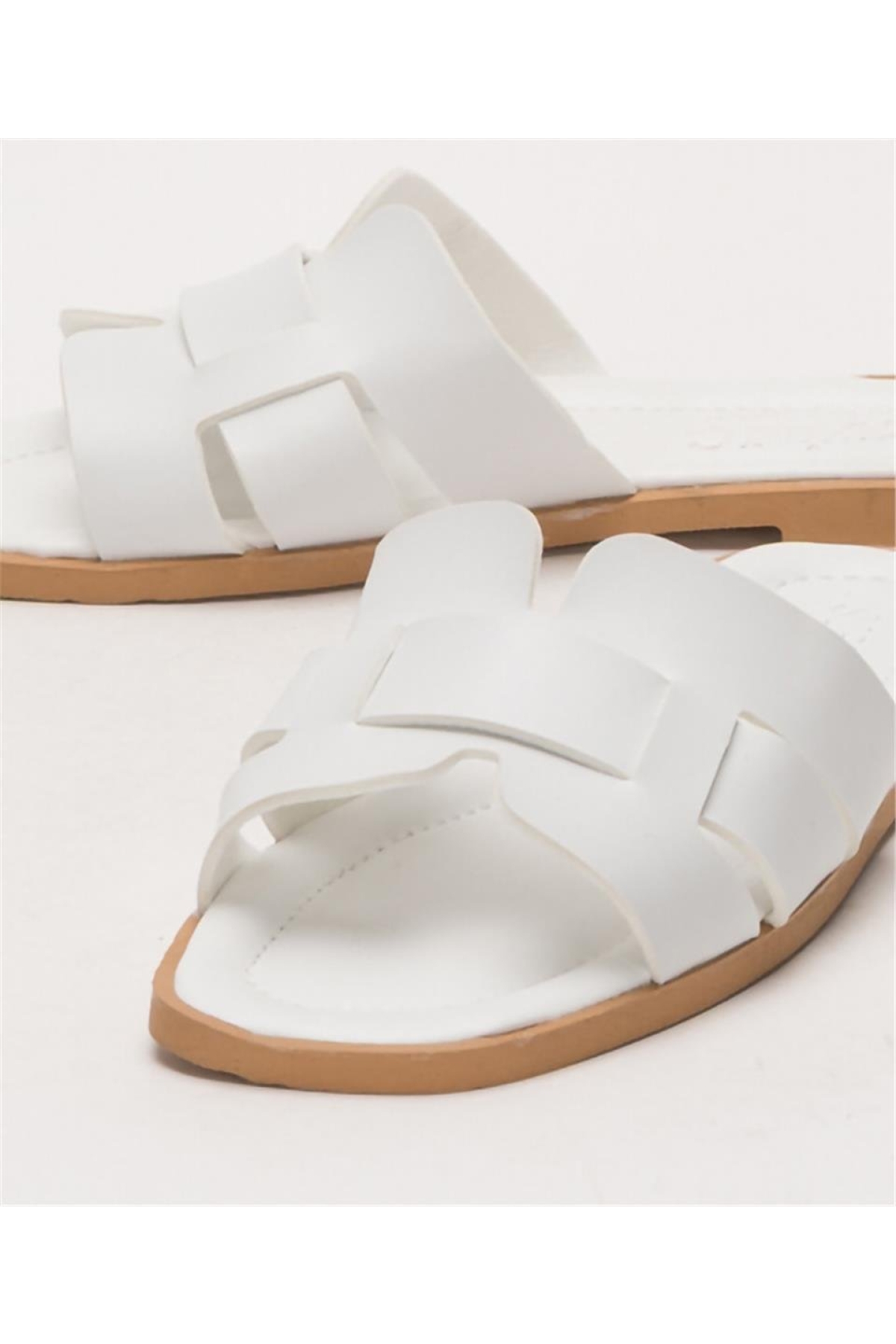 Kadın Günlük YazlıkTerlik BEYAZ - Görsel 6