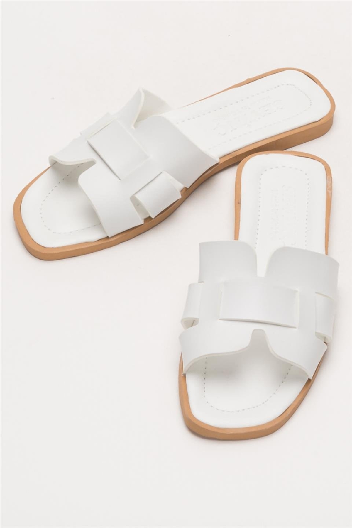 Kadın Günlük YazlıkTerlik BEYAZ - Görsel 8