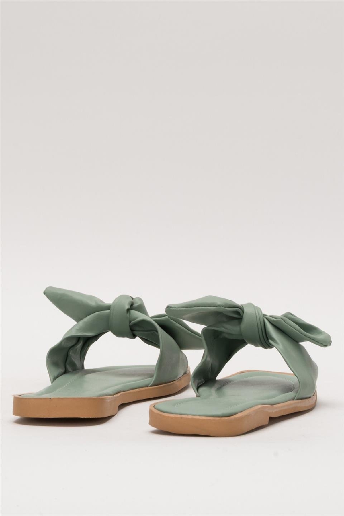 Kadın Fiyonklu Günlük YazlıkTerlik YEŞİL - Görsel 5