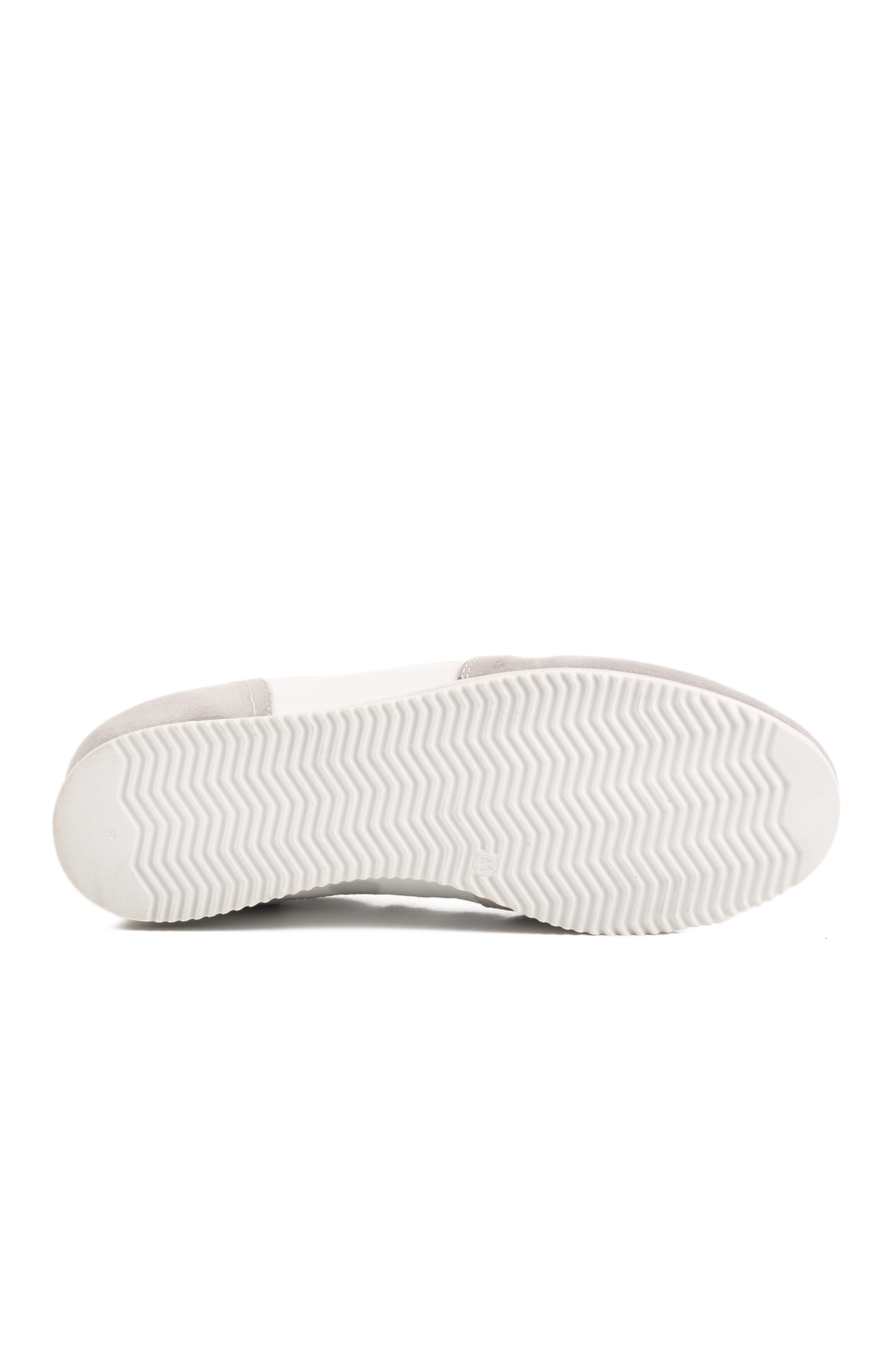 Gri Hakiki Deri Erkek Sneaker 4Y1546-7811 M - Görsel 6