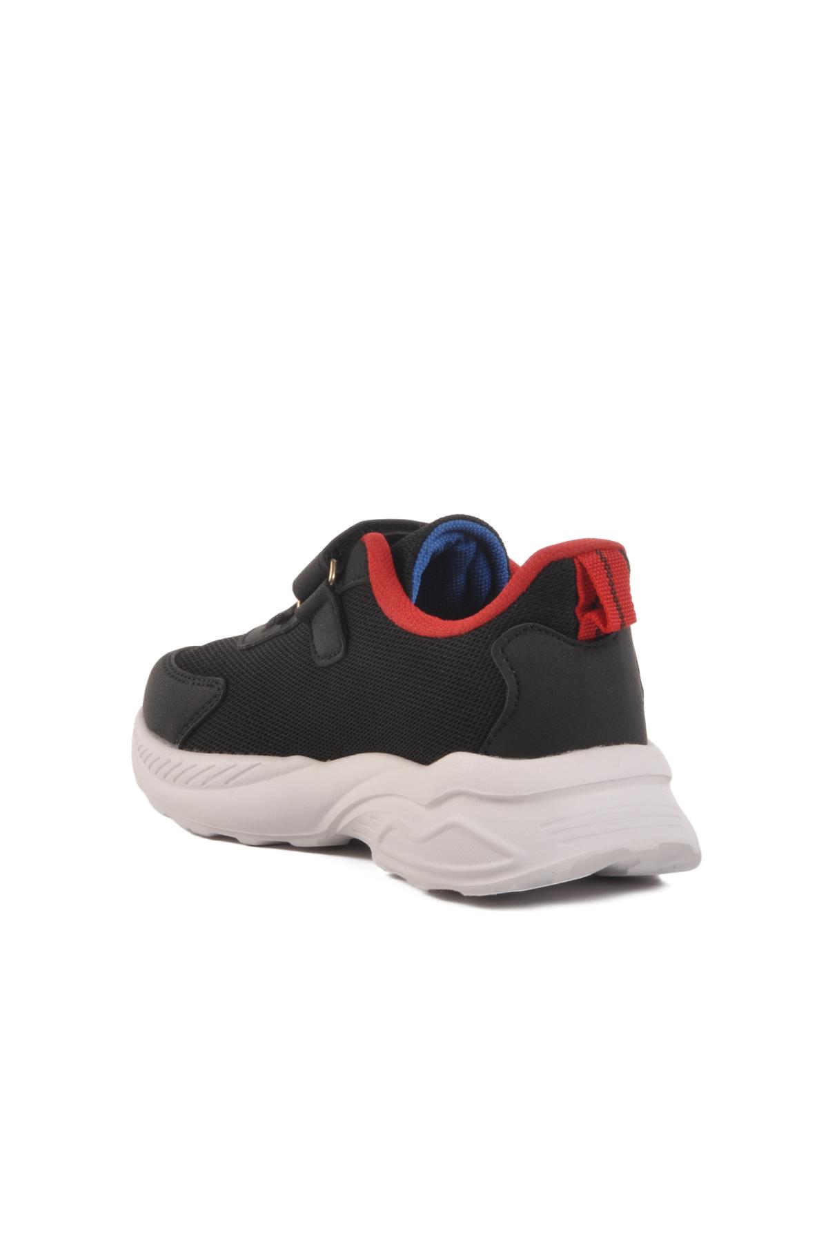 Siyah-Beyaz Tekstil Çocuk Spor Ayakkabı Ruffon 2340 F - Görsel 5