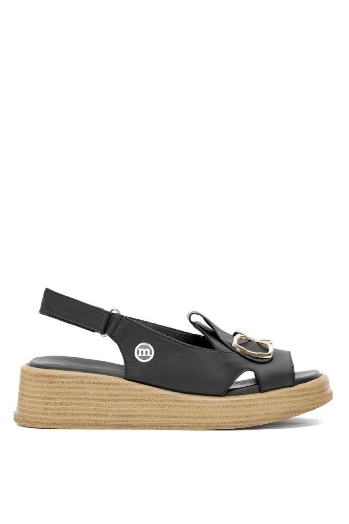 D25YS-2780 Kadın Hakiki Deri Düz Sandalet - Görsel 2