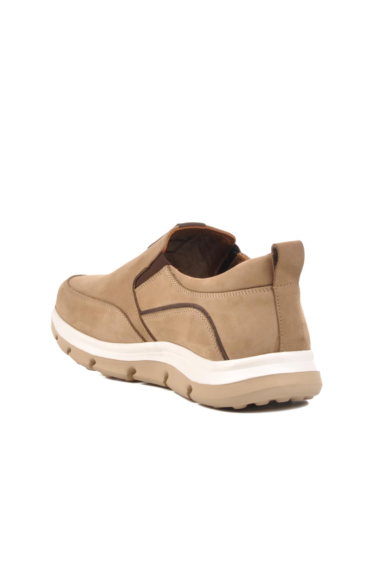 Malov 2570 M Kum Nubuk Hakiki Deri Erkek Sneaker - Görsel 5