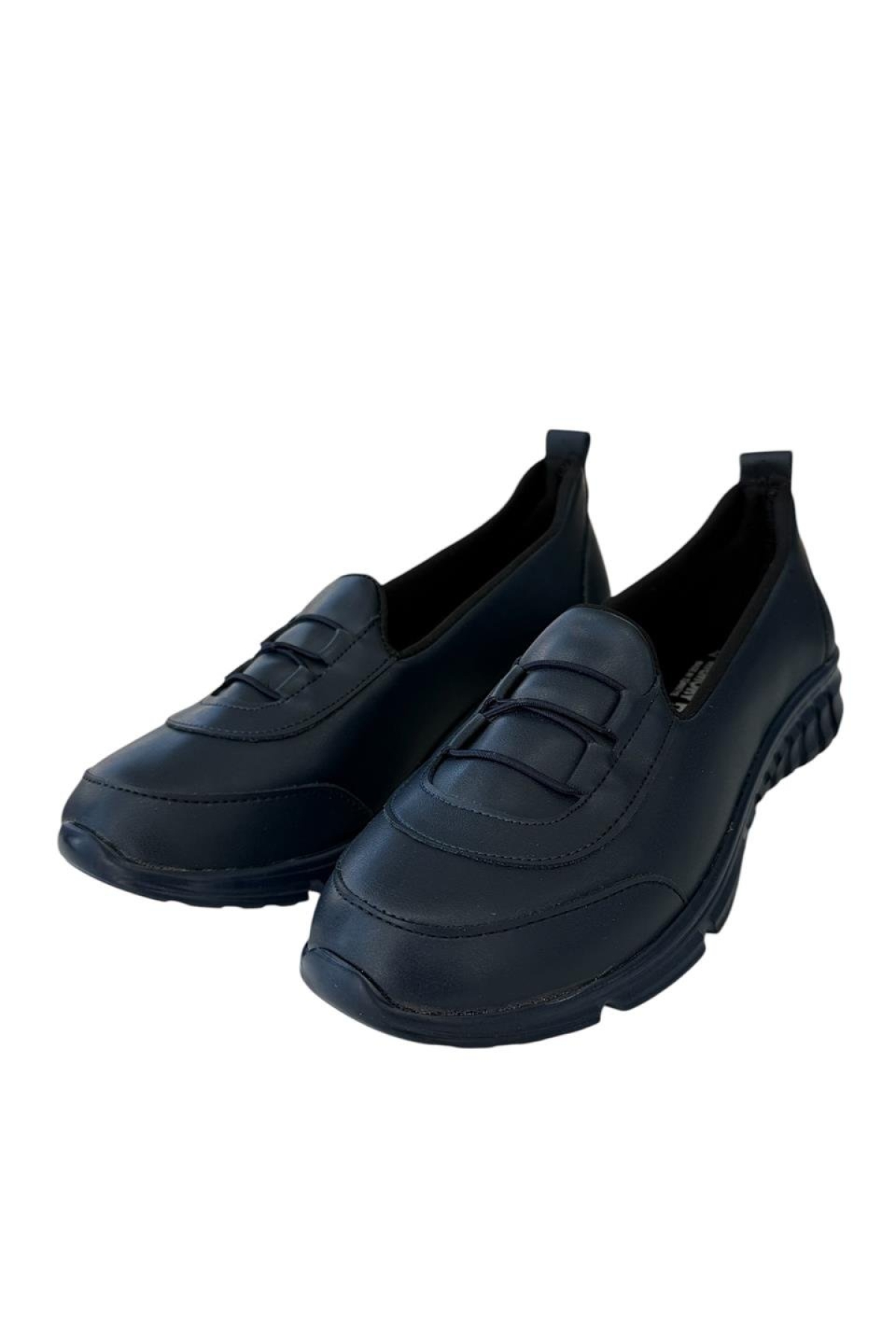 Ortopedik Kadın Yürüyüş Ayakkabısı LACİVERT - Görsel 4
